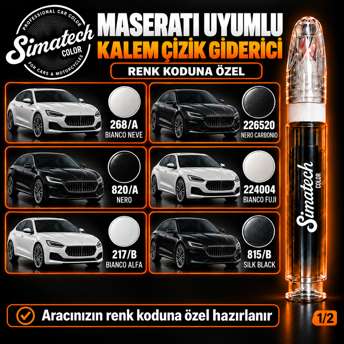 SimatechColor Mazda Uyumlu Kalem Çizik Giderici