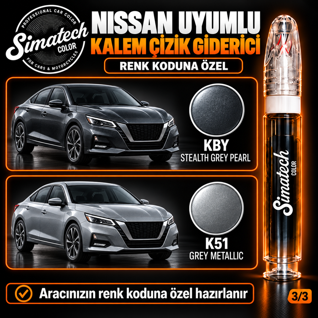 SimatechColor Nissan Uyumlu Kalem Çizik Giderici