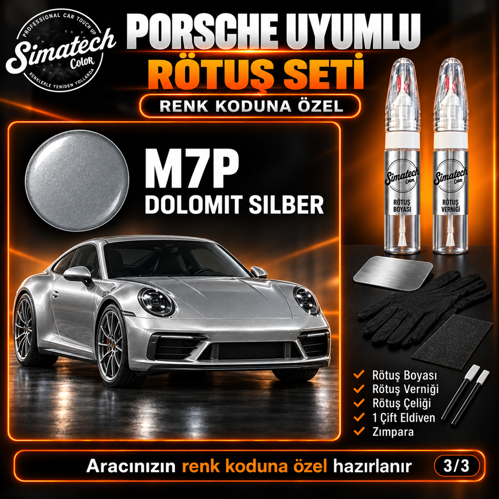 SimatechColor Porsche Uyumlu Big Boss Box Rötuş Seti