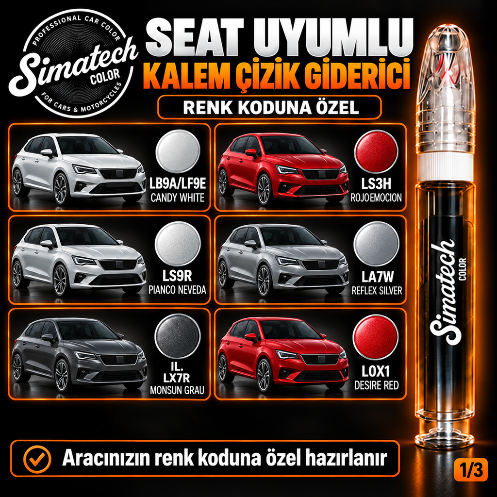 SimatechColor Seat Uyumlu Kalem Çizik Giderici