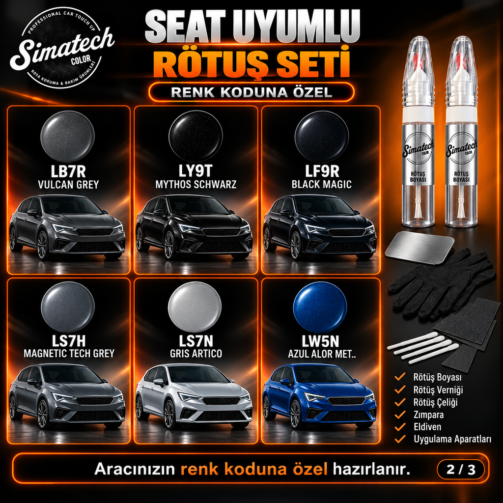 SimatechColor Seat Uyumlu Big Boss Box Rötuş Seti