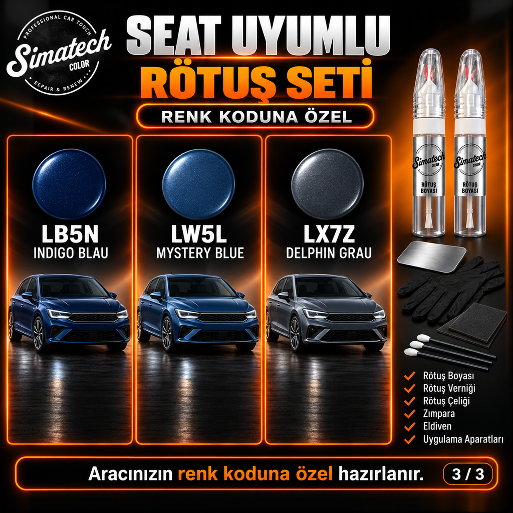 SimatechColor Seat Uyumlu Big Boss Box Rötuş Seti
