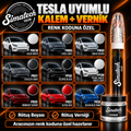 SimatechColor Tesla Uyumlu Rötuş Kalemi + Vernik