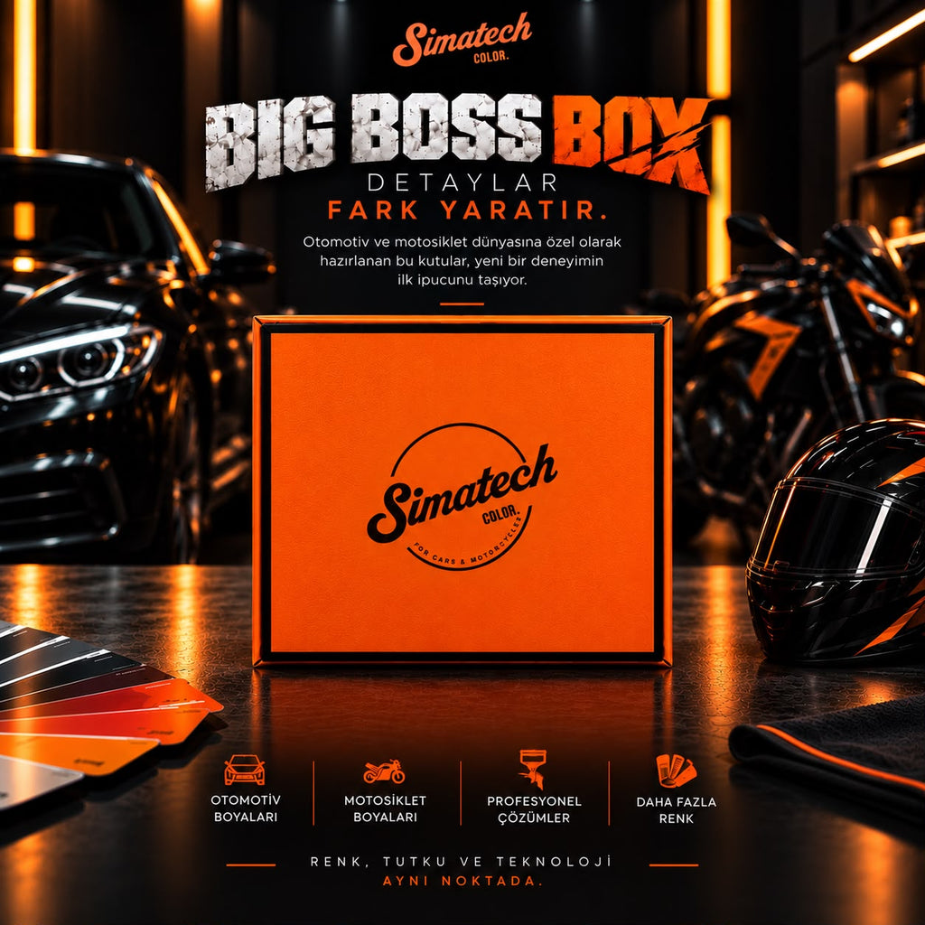 SimatechColor Audi Uyumlu Big Boss Box Rötuş Seti