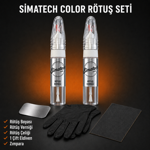 SimatechColor Audi Uyumlu Çizik Giderici Rötuş Seti