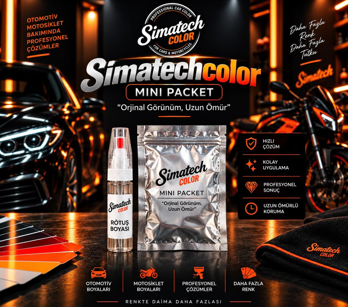 SimatechColor Audi Uyumlu Minik Packet Çizik Giderici Rötuş Kalemi