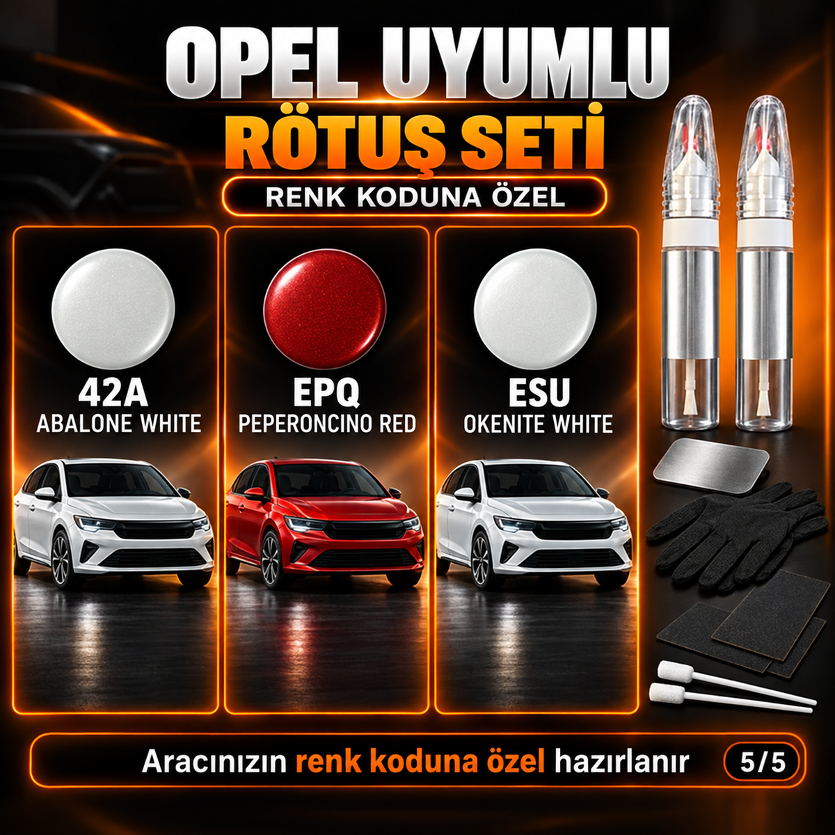 SimatechColor Opel Uyumlu Big Boss Box Rötuş Seti