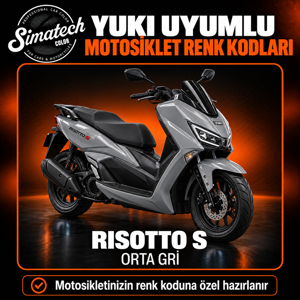 Yuki RISOTTO S - ORTA GRİ  rötuş boyası paketleri